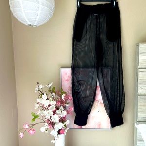 Dolce & Gabbana mesh swimsuit pants